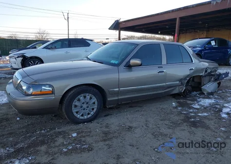 2005 Mercury Grand Marquis Gs from USA, damaged, VIN 2MEFM74W25X670114
